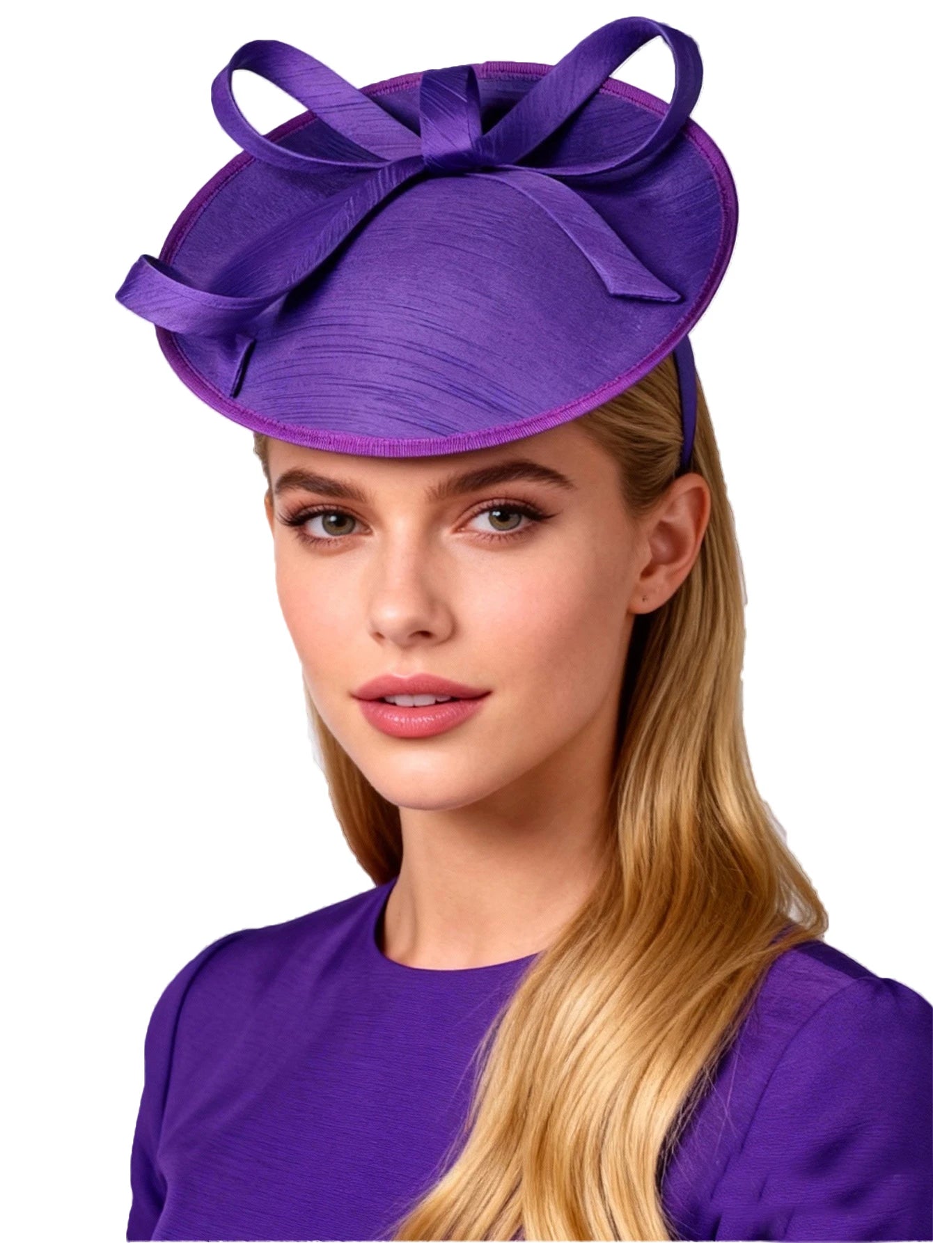 Elegant Fascinator Derby Hats For Women Ladies Church Formal Occasion Kentucky Wedding Cocktail Tea Party Pillbox Hat With Bow