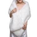 Gown Shawl Wrap Plush Warm Scarf Evening Dress Cheongsam White Plush Autumn Winter Shawl Wrap