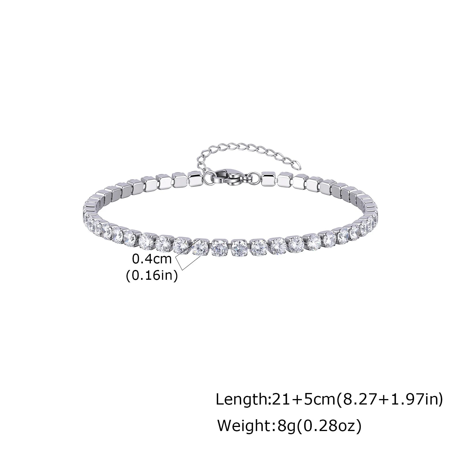Tennis Anklet 2mm/3mm/4mm, 18K PVD Gold Plated Dainty CZ Foot Chain, Ultra Sparkling Aesthetic Layering Summer Jewelry for Women