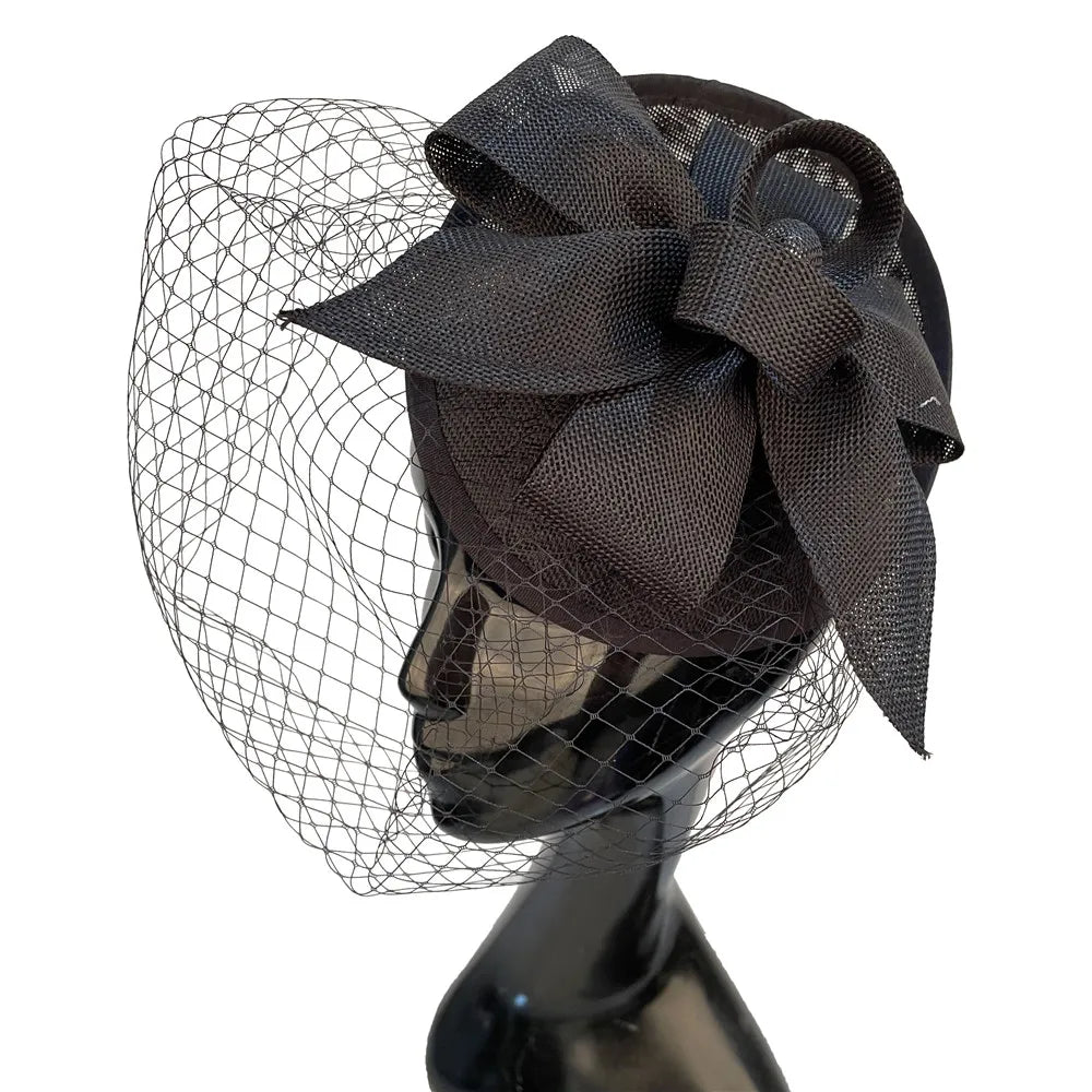 Bride Mesh Wedding Fascinator Hat Elegant Women Fashion Headpiece Flower Nice Occasion Headwear Hairpin Ladies Party Millinery