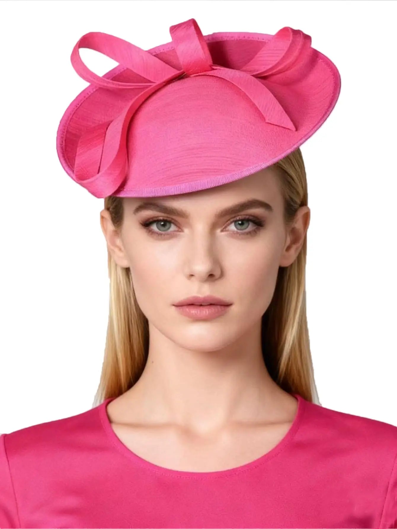 Elegant Fascinator Derby Hats For Women Ladies Church Formal Occasion Kentucky Wedding Cocktail Tea Party Pillbox Hat With Bow