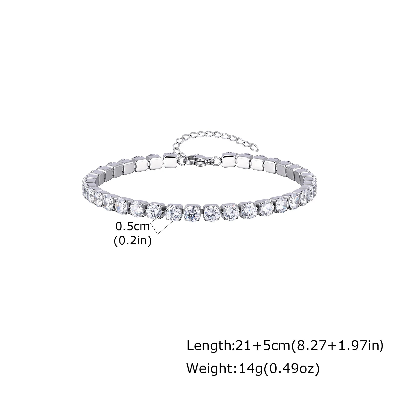 Tennis Anklet 2mm/3mm/4mm, 18K PVD Gold Plated Dainty CZ Foot Chain, Ultra Sparkling Aesthetic Layering Summer Jewelry for Women